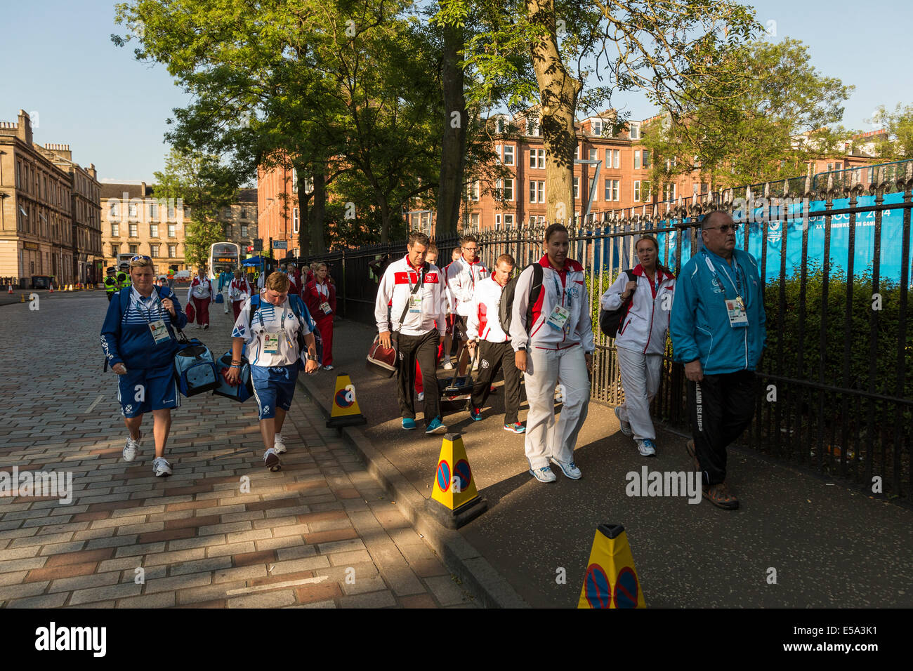 Commonwealth Games Glasgow Lawn Bowls Banque De Photographies Et D 