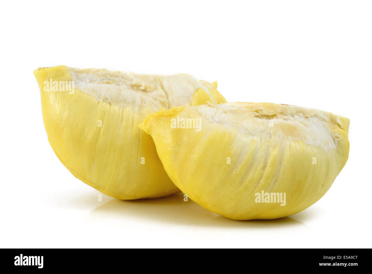 Durian isolated on white Banque D'Images