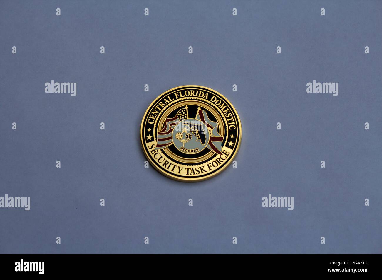 Central Florida Security Task Force intérieure Coin Banque D'Images