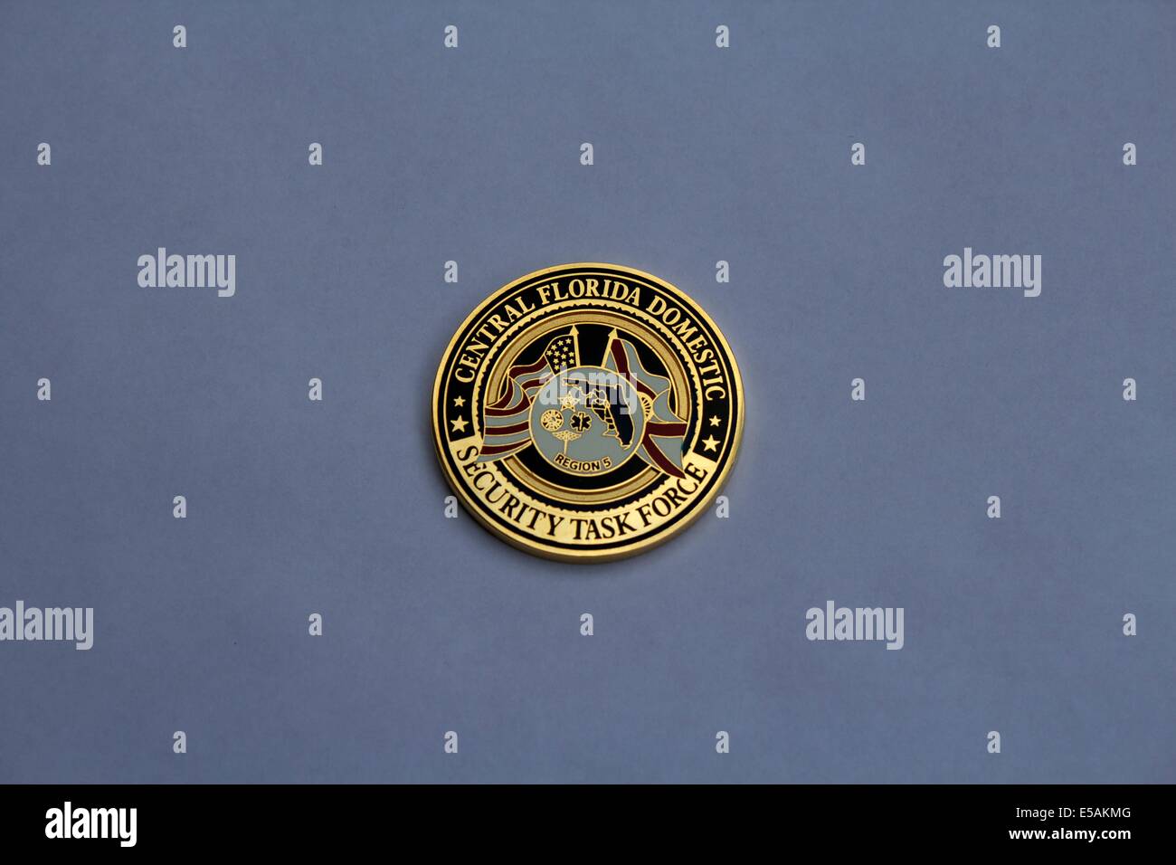 Central Florida Security Task Force intérieure Coin Banque D'Images