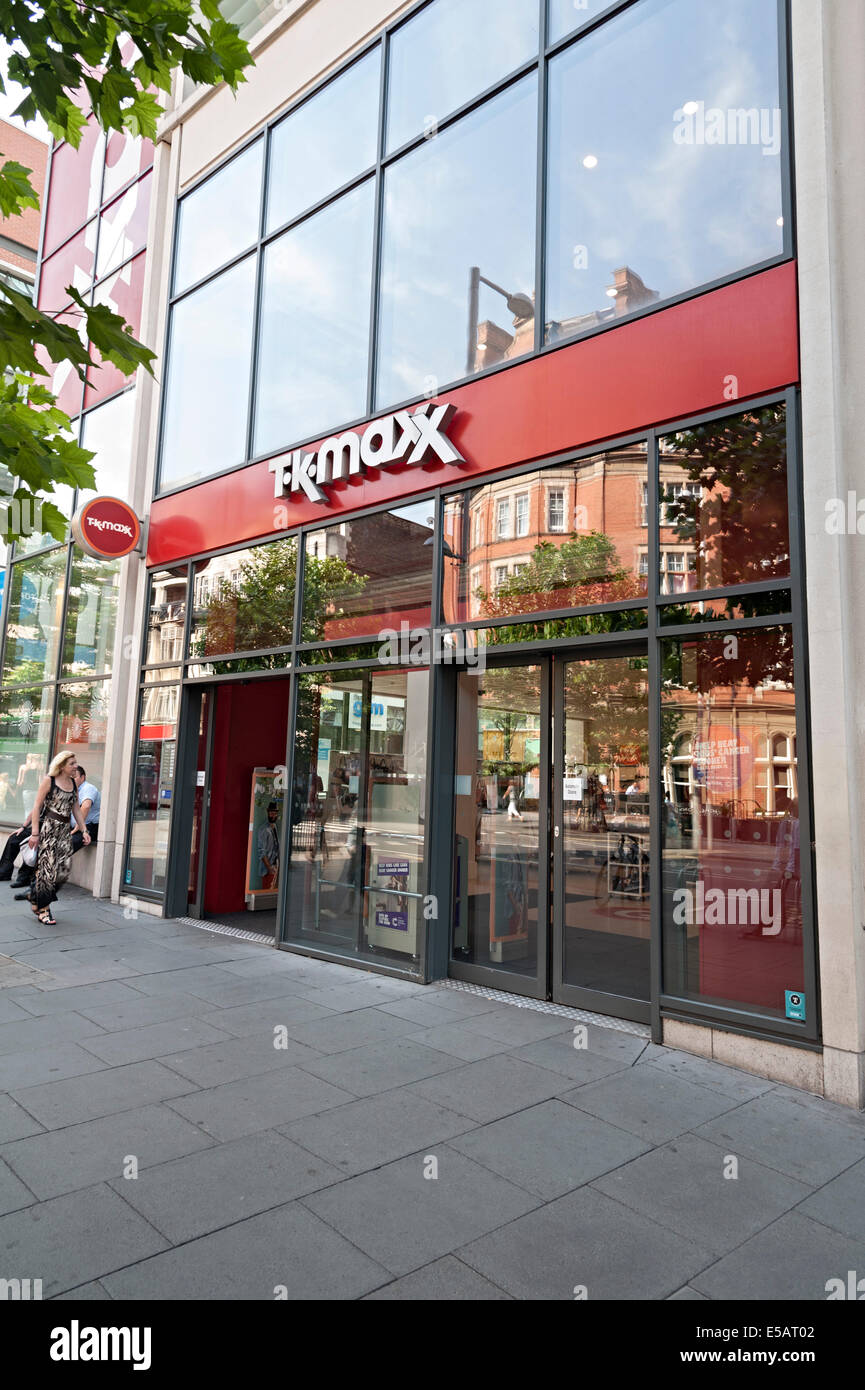 Tk maxx fashion store direction nottingham Banque D'Images