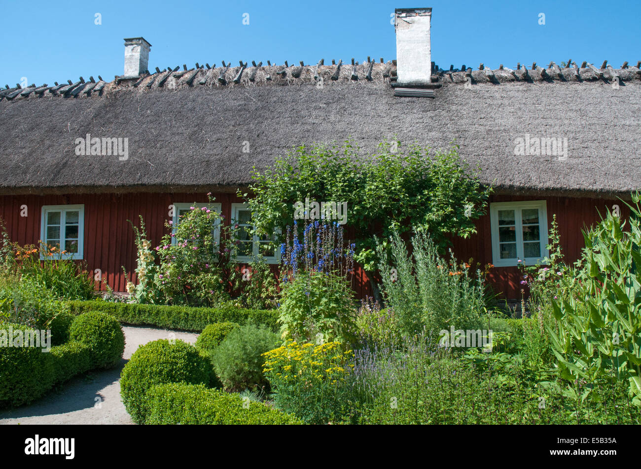 Skarne à Skansen farmstead folk village, Djurgarden, Stockholm Banque D'Images