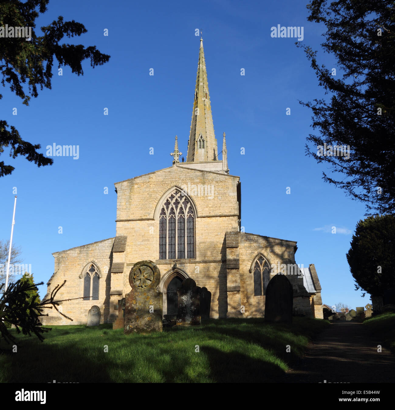L'église St Mary Magdalene, Waltham sur les plateaux, Melton Mowbray, Leicestershire, Angleterre Banque D'Images