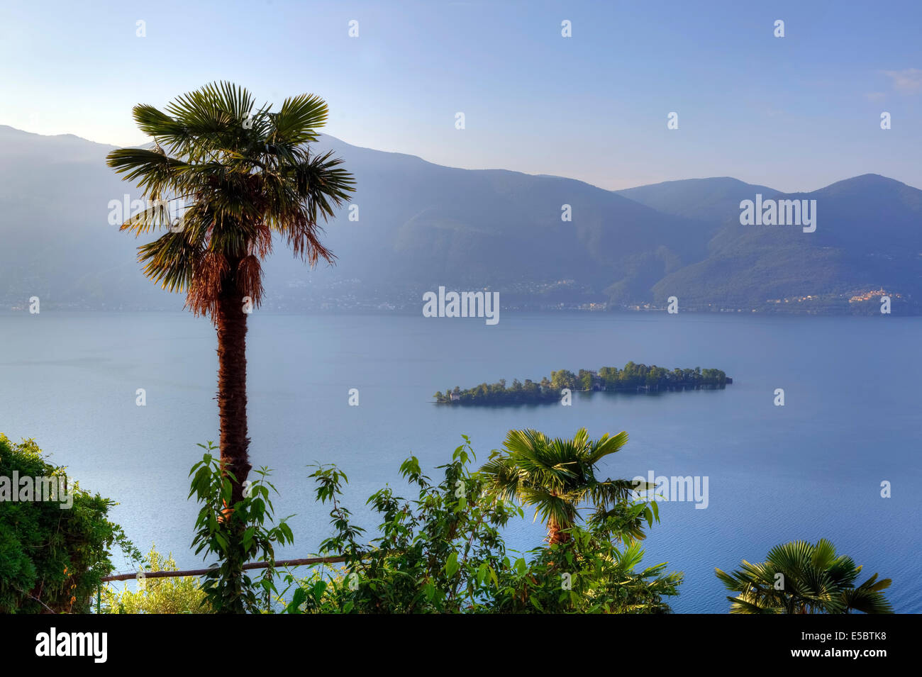 Iles de Brissago, le Lac Majeur, Tessin, Suisse Banque D'Images