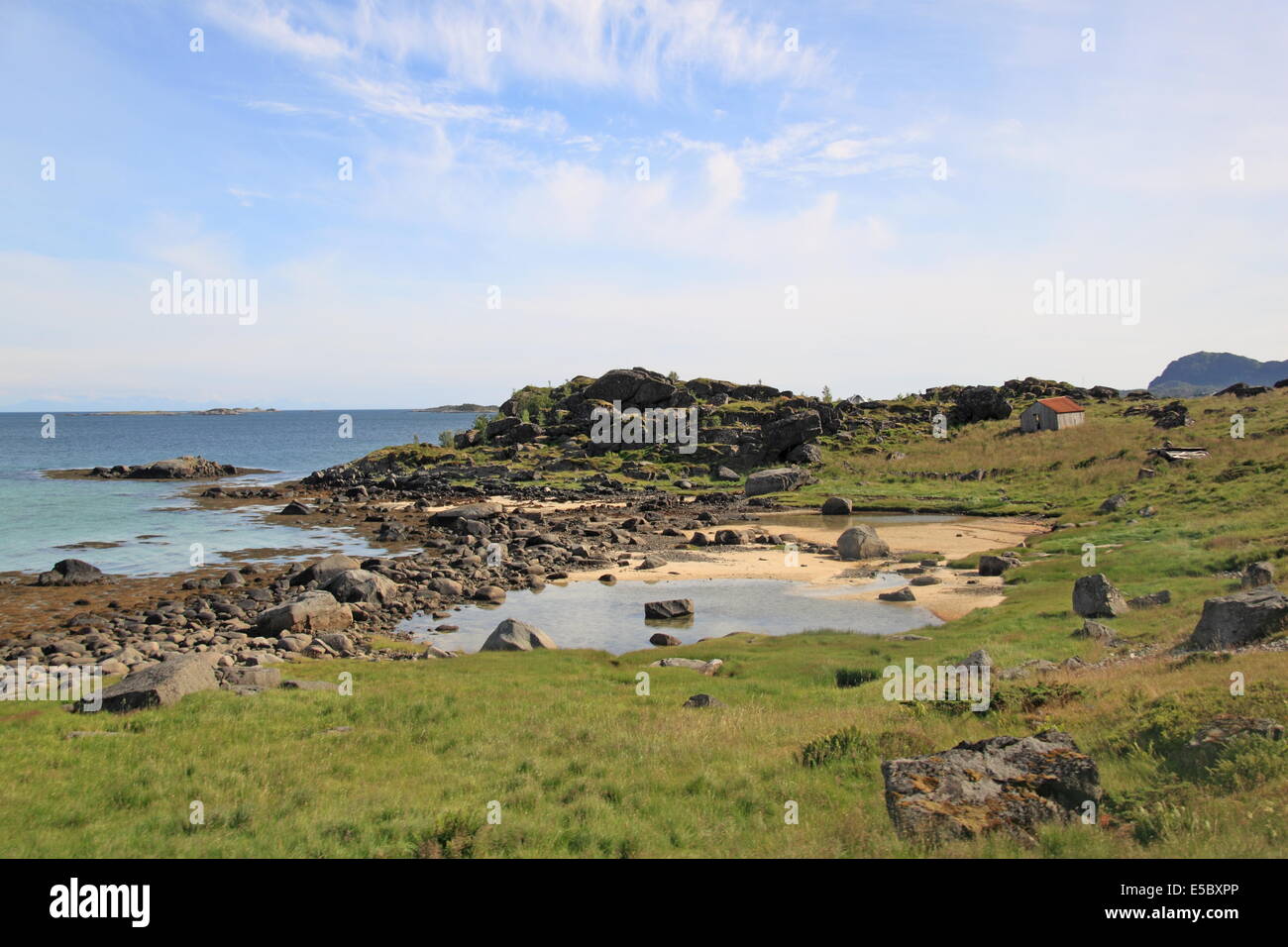 Vestvågøy Vestvågøya Valbergsveien,,, îles Lofoten, Nordland, Norvège, Europe Banque D'Images