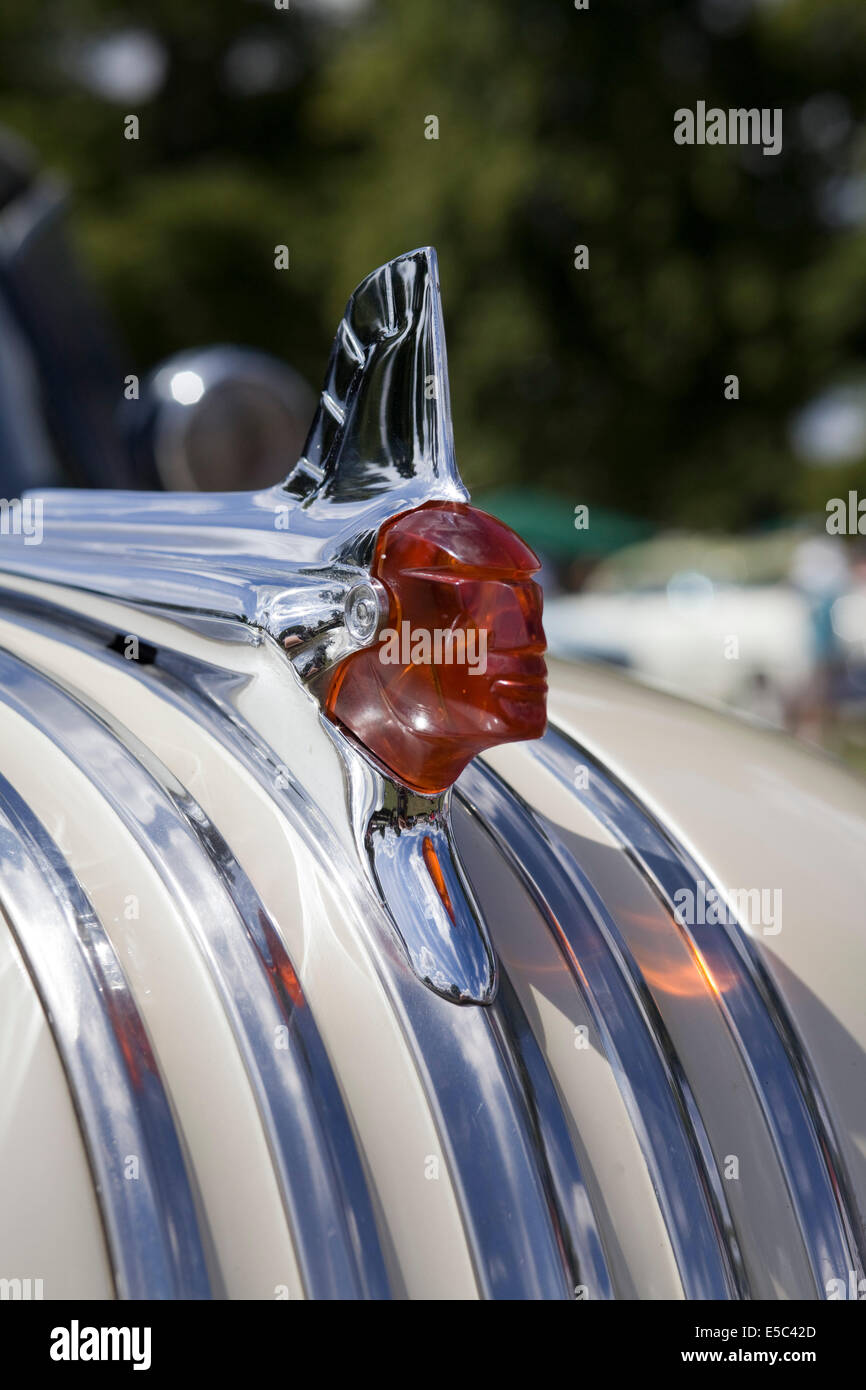 1951 Pontiac Chieftain, Classic vintage American car Banque D'Images