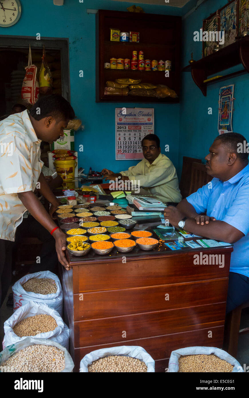 Pettah market Colombo Sri Lanka Banque D'Images