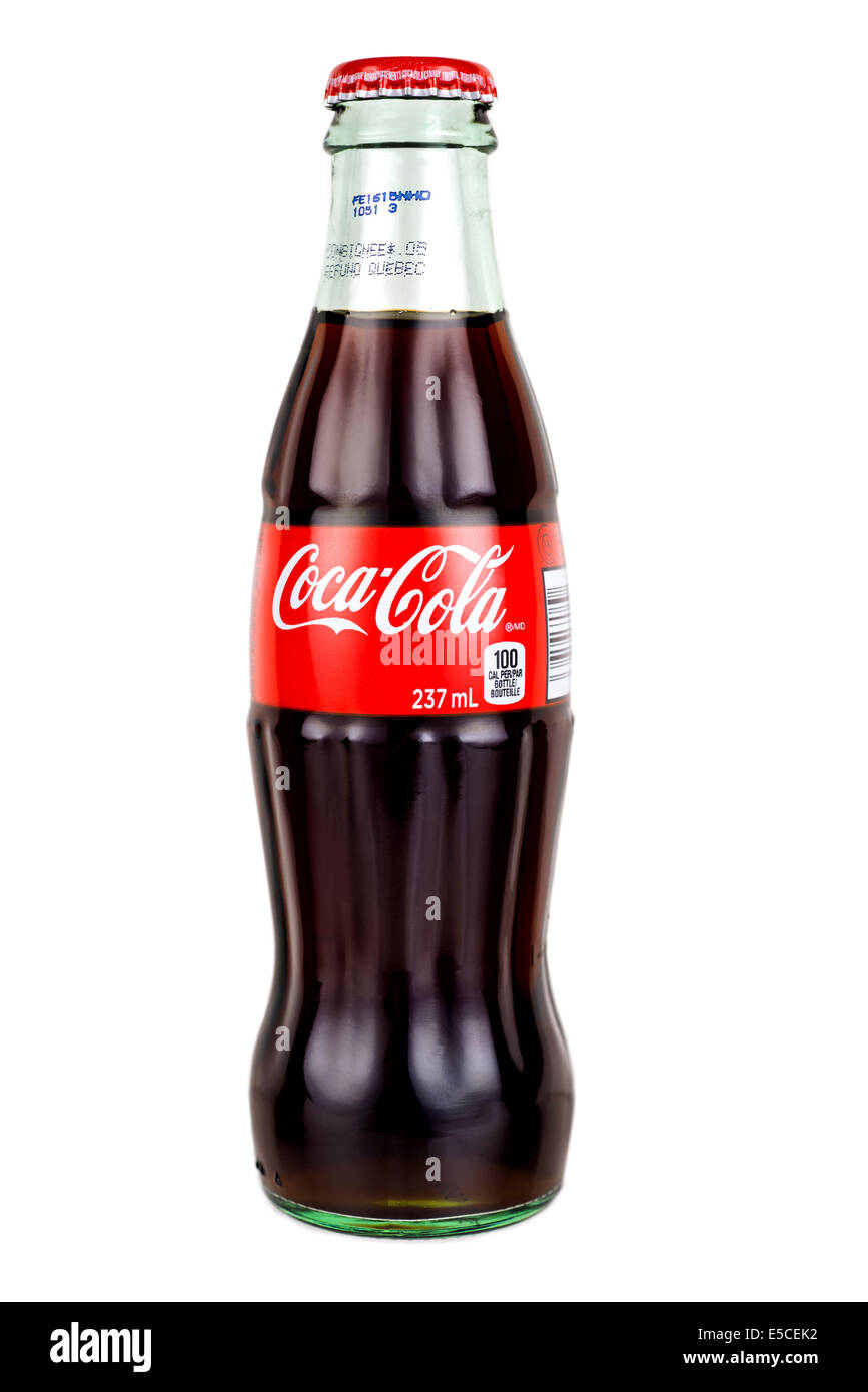 Bouteille de Coca Cola, bouteille de Coke Banque D'Images