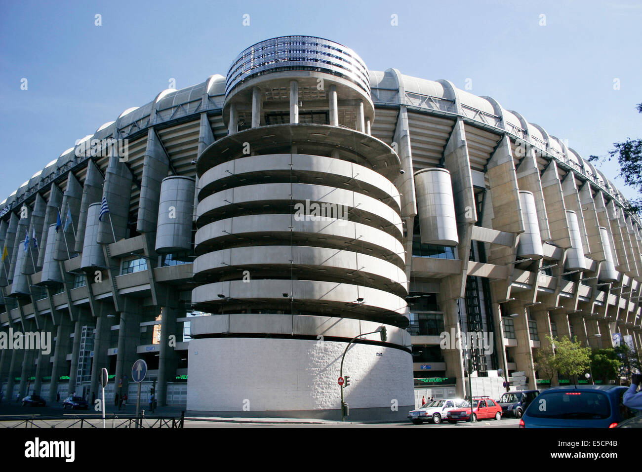 Santiago Bernabeu real madrid football stadium, Madrid Banque D'Images