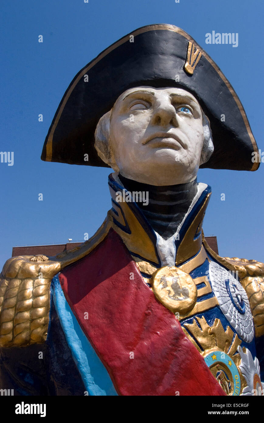 Proue de navire (l'amiral Nelson), Portsmouth Historic Docks, Angleterre Banque D'Images