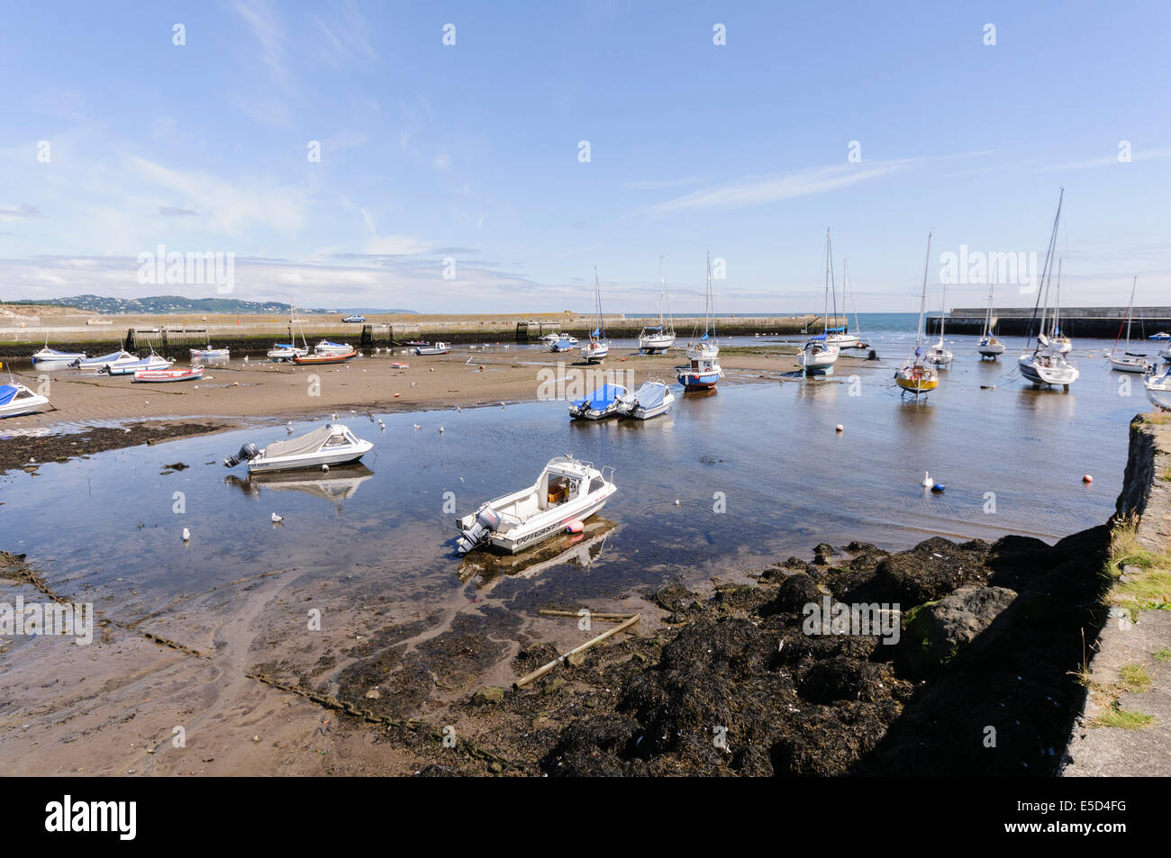 Harbour à Bray, comté de Wicklow, Irlande Banque D'Images