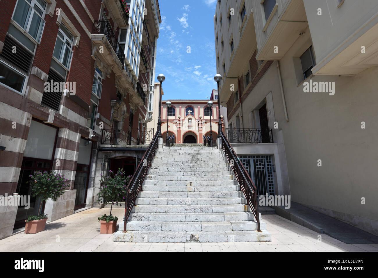 Rue de Portugalete, Gascogne province, Bilbao, Espagne Banque D'Images