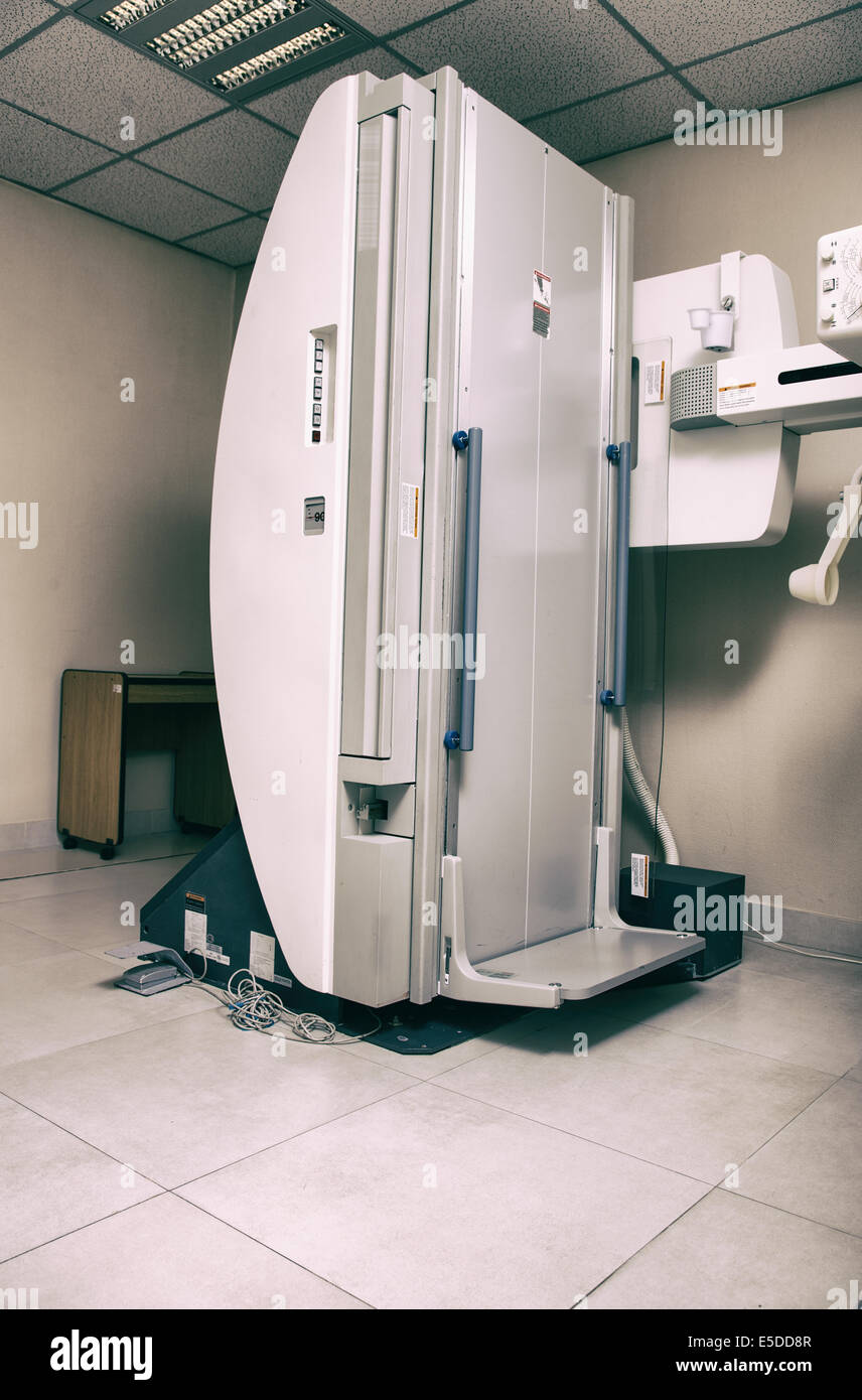 X-Ray Machine. Chambre d'hôpital avec scanner. Banque D'Images