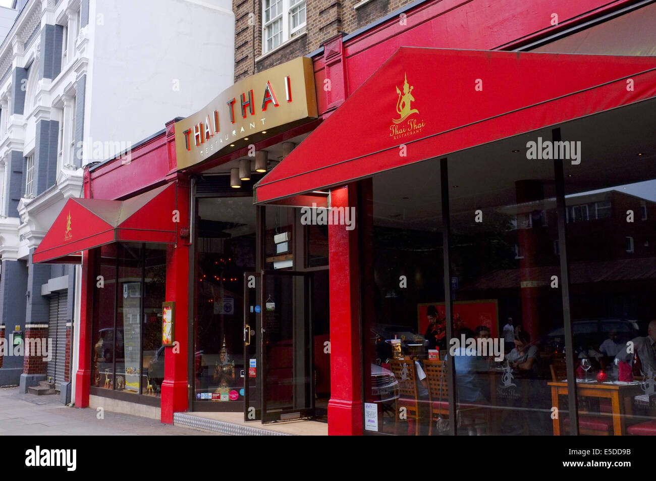 Thai Thai Restaurant à Londres Banque D'Images