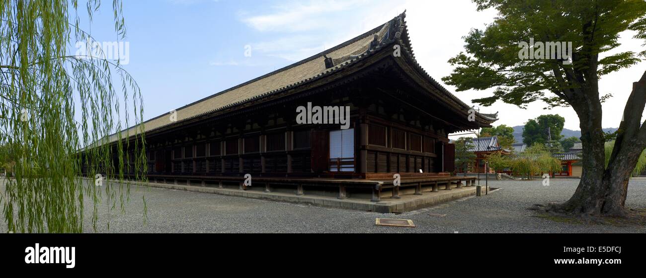 Sanjusangendo Hall principal à Kyoto, Japon Banque D'Images