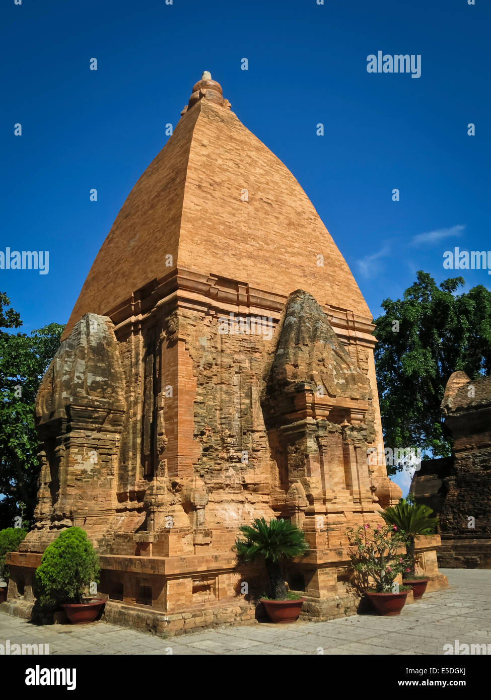 Po Nagar Cham tours près de Nha Trang Banque D'Images