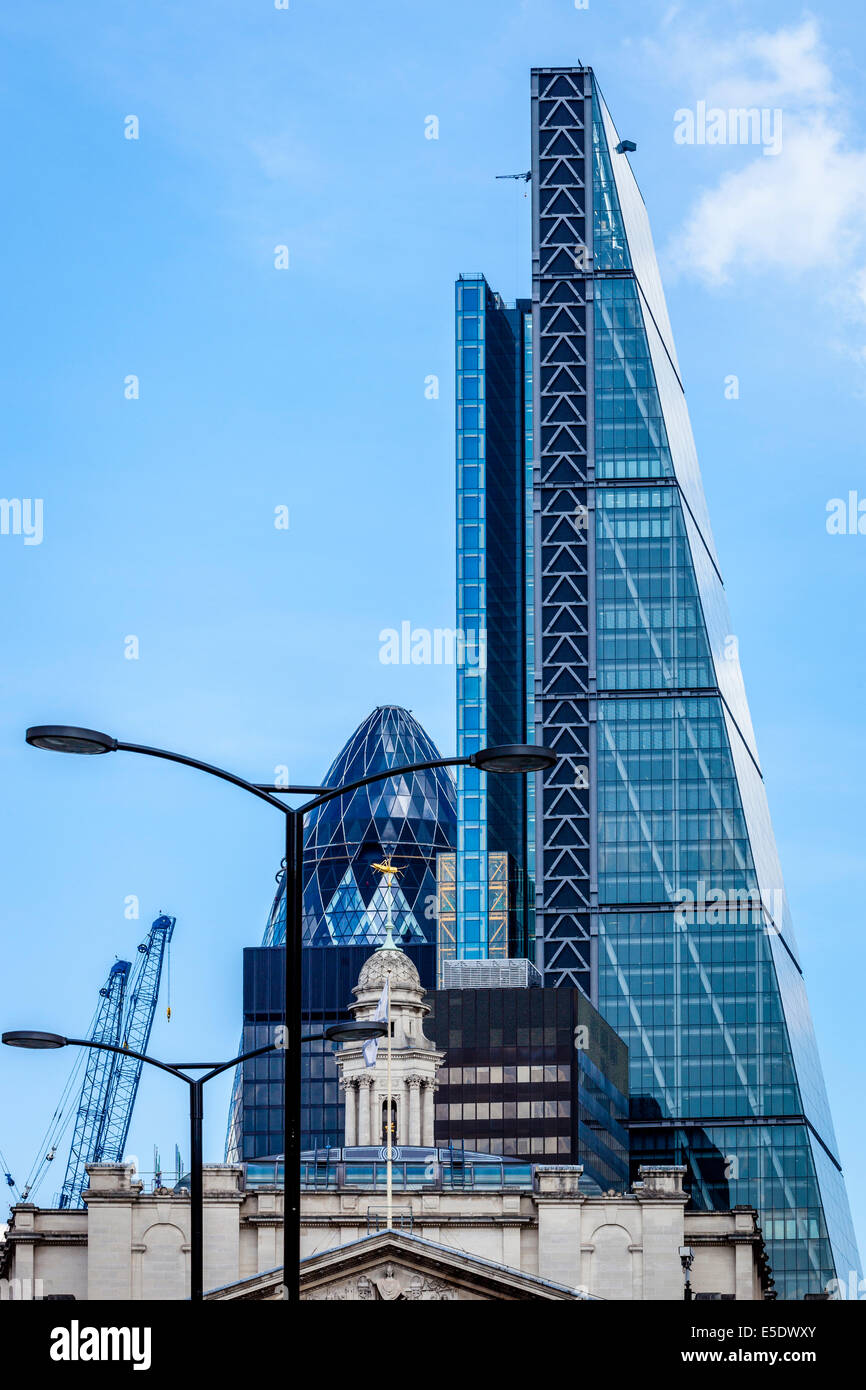 Le Leadenhall Building (La) Cheesegrater, 122 Leadenhall Street, Londres, Angleterre Banque D'Images