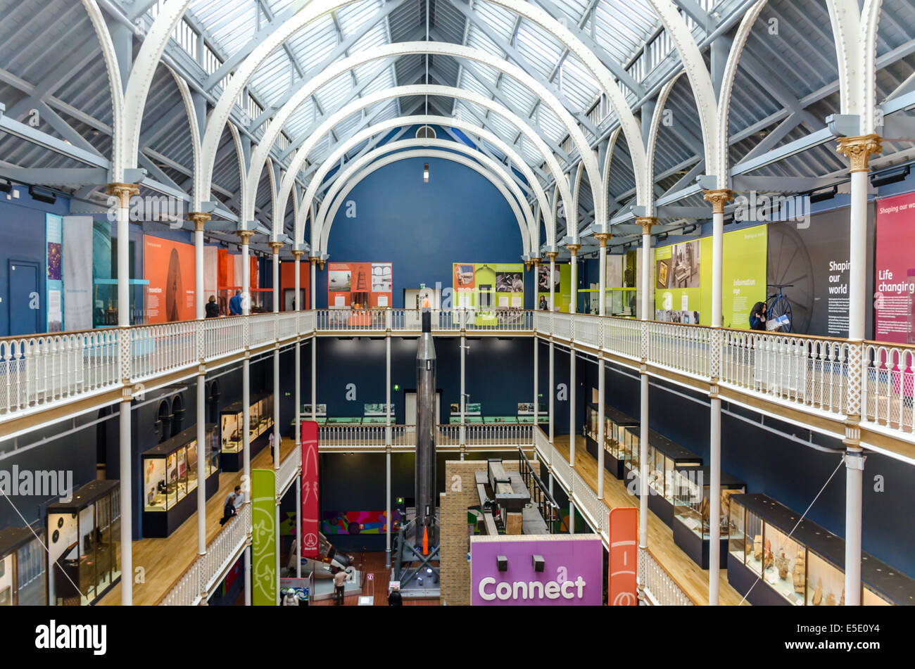 Connecter la Science et technologie galerie au Musée National d'Écosse, Édimbourg Banque D'Images