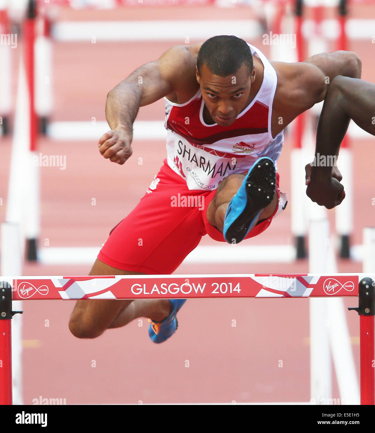 WILLIAM SHARMAN ANGLETERRE HAMPDEN PARK GLASGOW ECOSSE 29 Juillet 2014 Banque D'Images