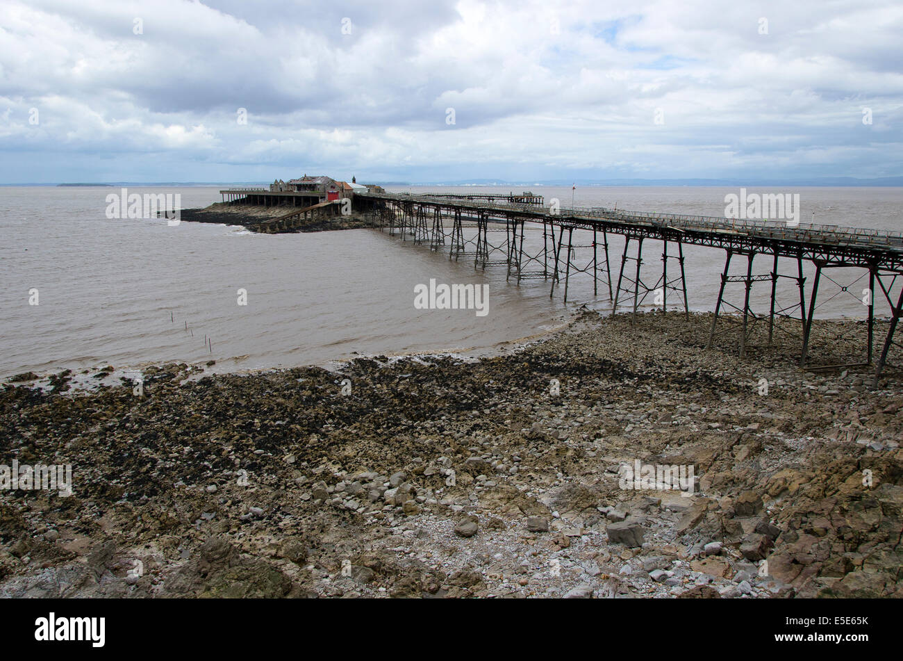 Birnbeck Pier, North Somerset, Royaume-Uni. Banque D'Images