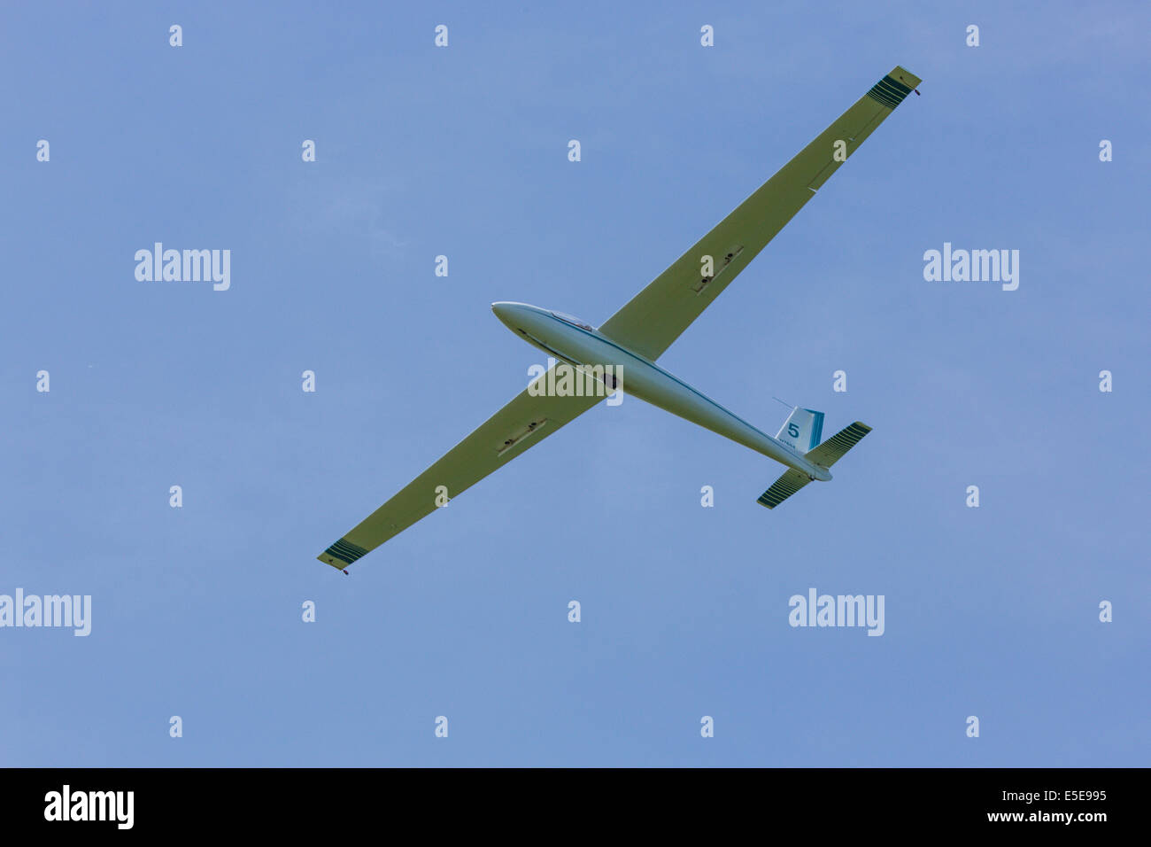 Planeur survolant Harris Hill planeur Centre à New York près de Elmira Horseheads Banque D'Images