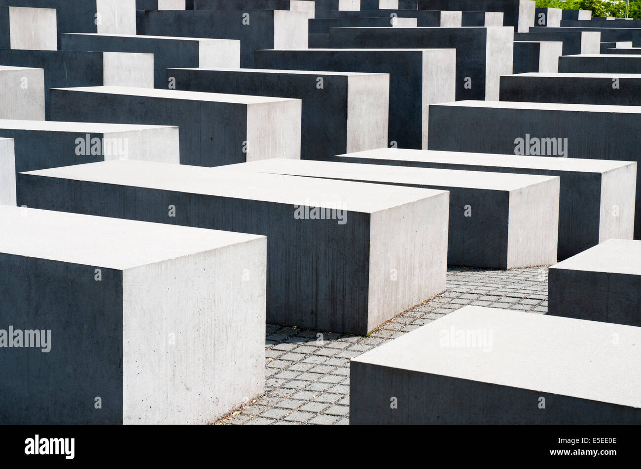 Mémorial aux Juifs assassinés d'Europe, Berlin Banque D'Images