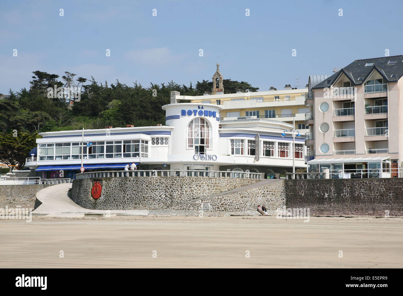 France, Bretagne, côtes d'armure, Pleneuf val-andre, la grande plage du val andre, Banque D'Images