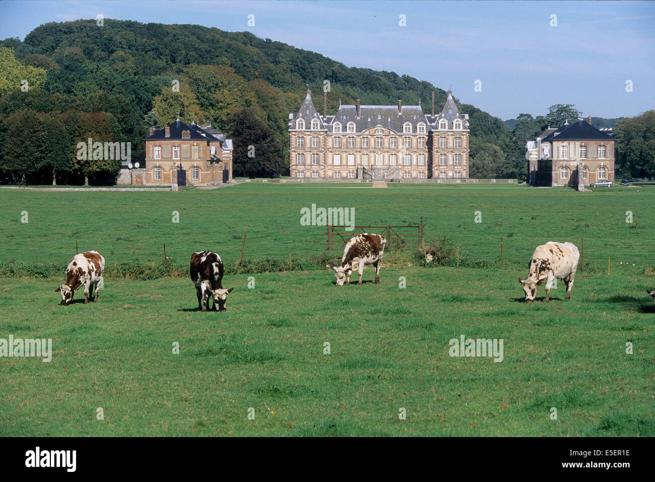 France, Haute Normandie, seine maritime, paye de caux maritime, cany ...