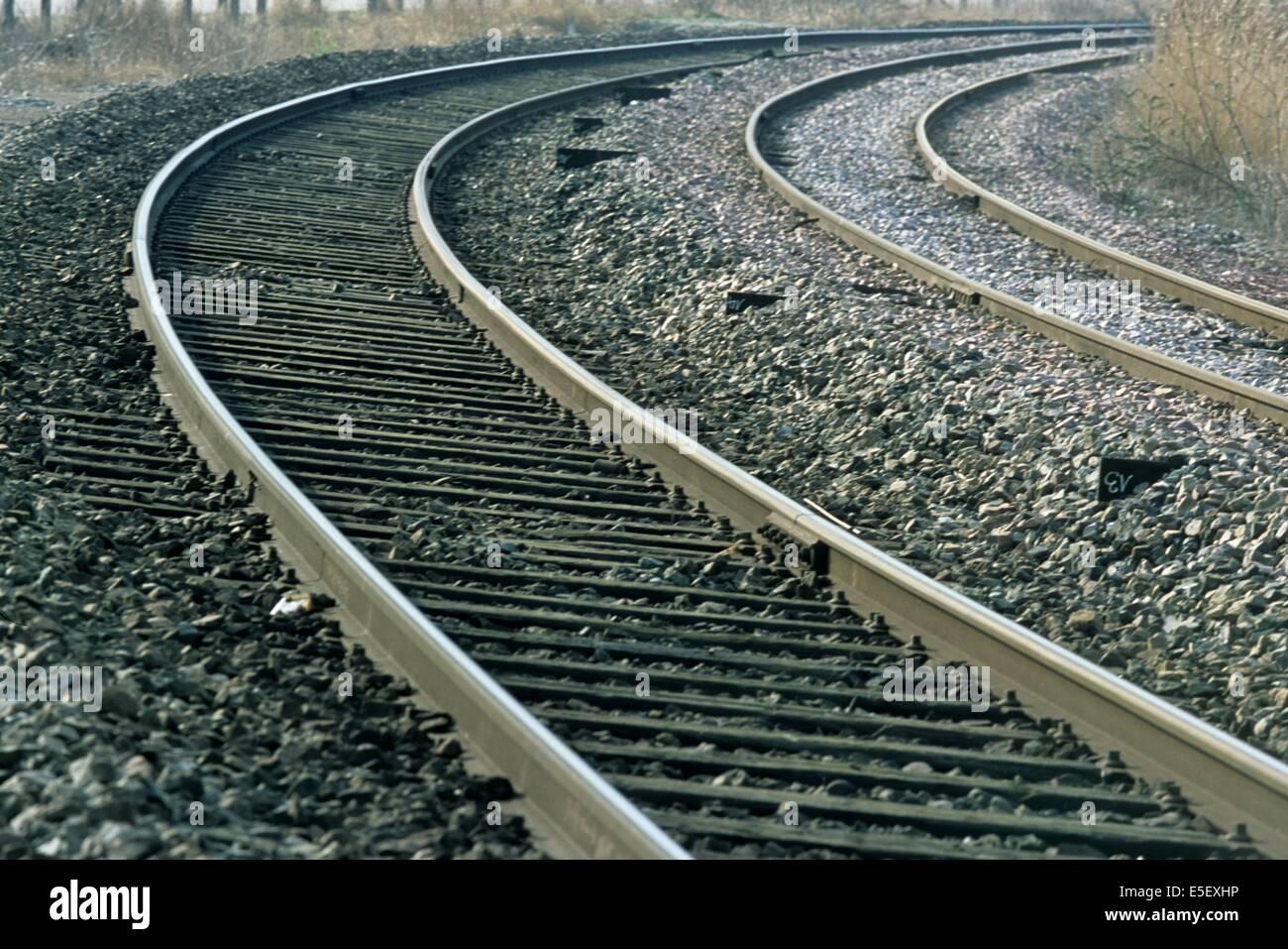Rails Du Train Sncf rails train Banque de photographies et d’images à haute résolution ...