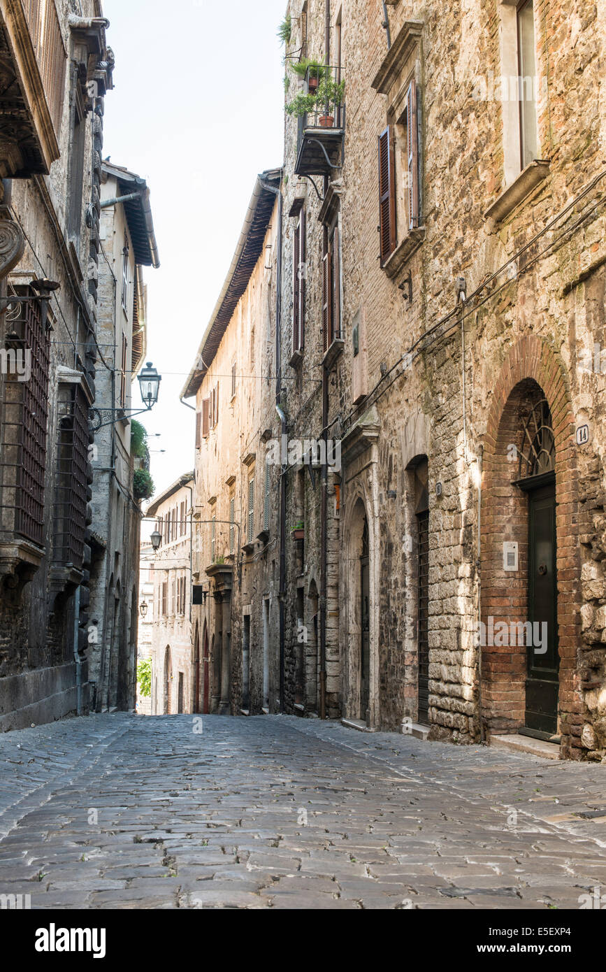 Maisons typiques italiens. Les bâtiments en pierre Banque D'Images