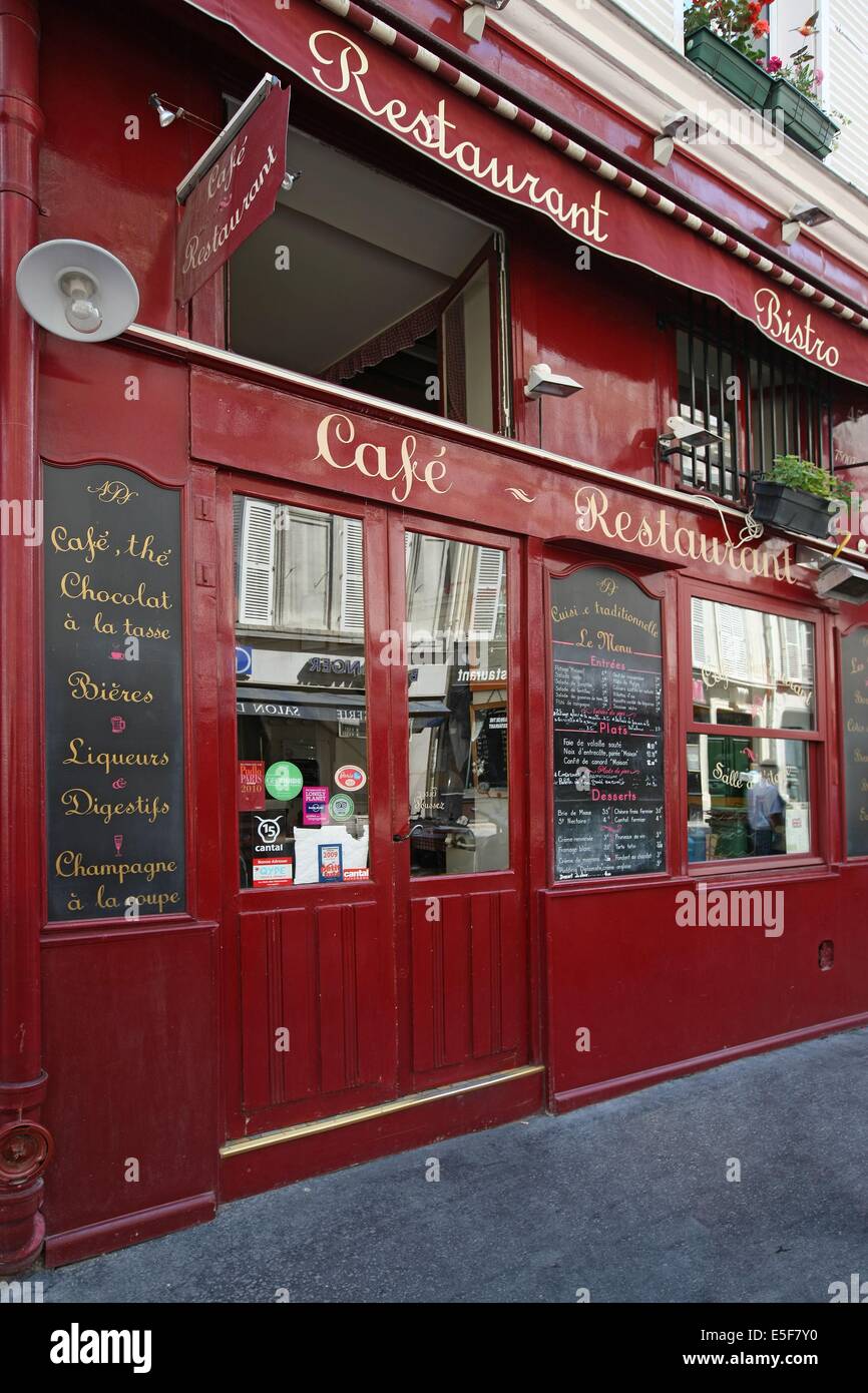 France, ile de france, paris, 7ème arrondissement, 45 rue de babylone, restaurant au pied du fouet. Date : 2011-2012 Banque D'Images