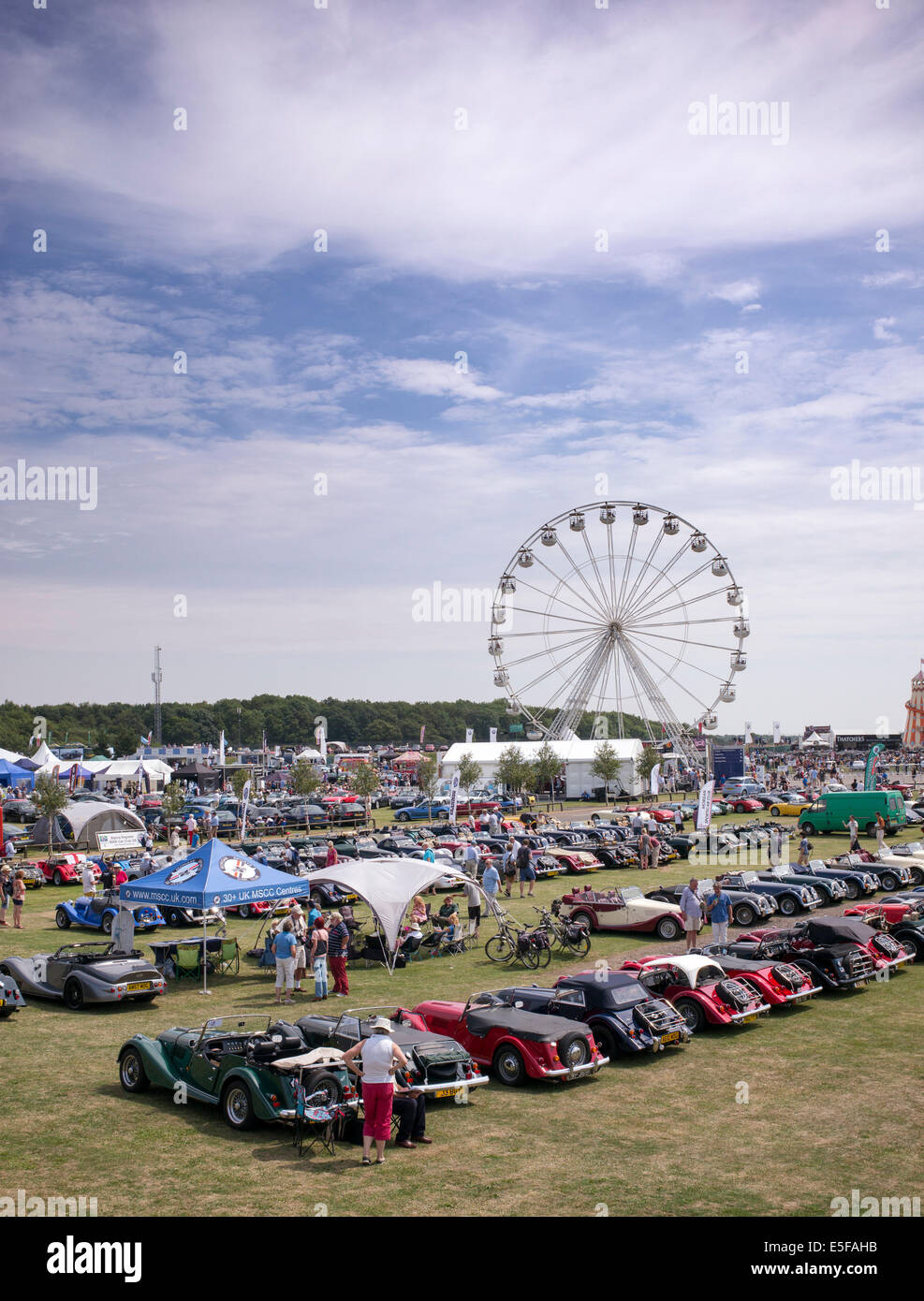 Silverstone Classic événement. Le Northamptonshire Banque D'Images