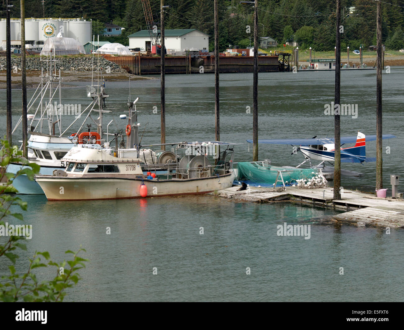 La pêche commerciale en Alaska Banque D'Images