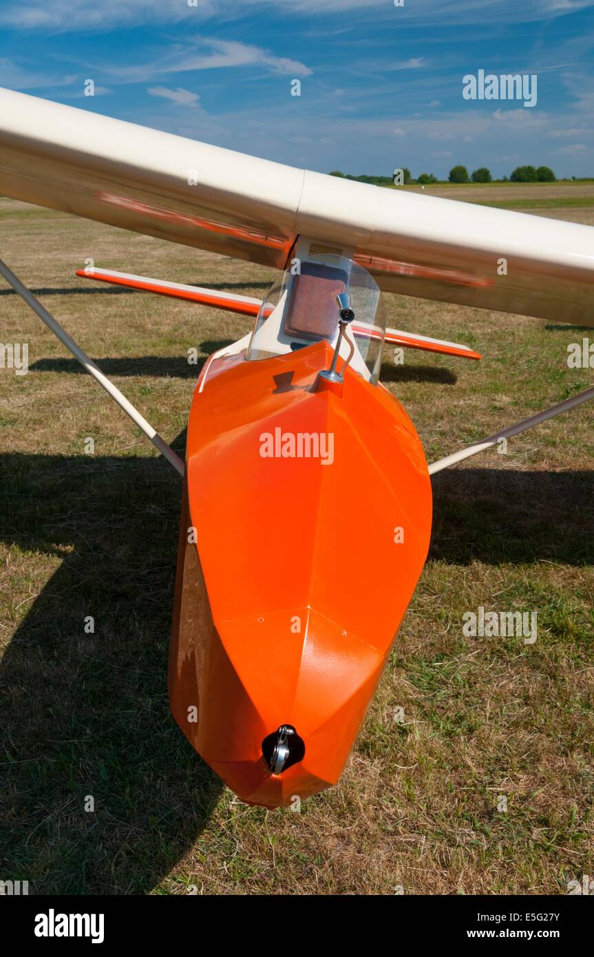 Planeur Modèle Réduit à Assembler – Le Condor – L'Avion De France – 1960s Orange