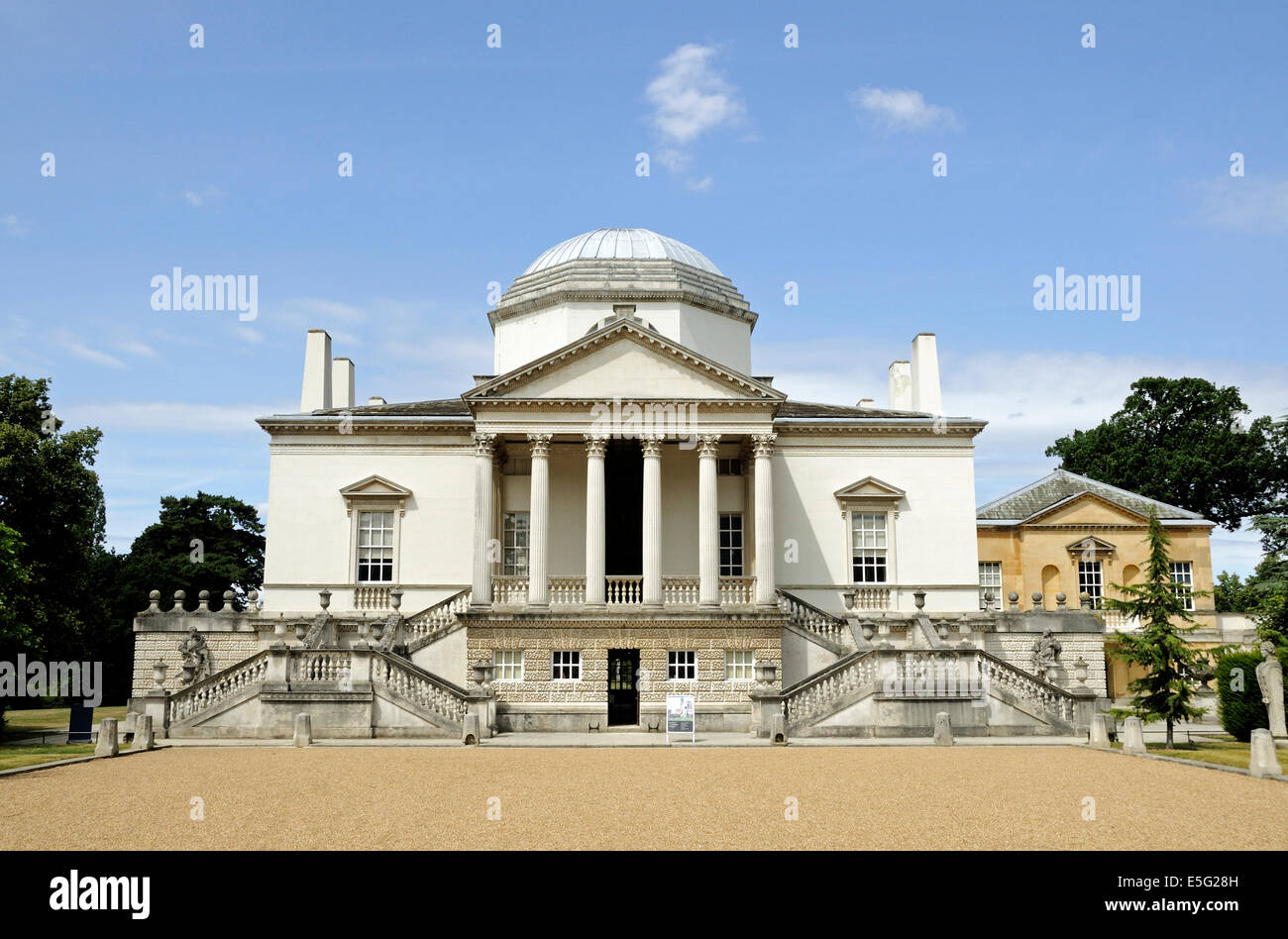 Chiswick House, néo-villa palladienne, London Borough of London, England Angleterre UK Banque D'Images