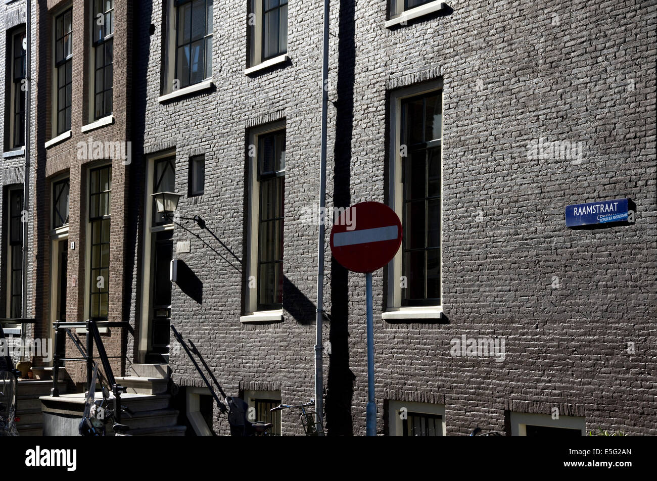 Raamstraat dans le quartier Jordaan d'Amsterdam, Pays-Bas Banque D'Images Raamstraat dans le quartier Jordaan d'Amsterdam, Pays-Bas Banque D'Images