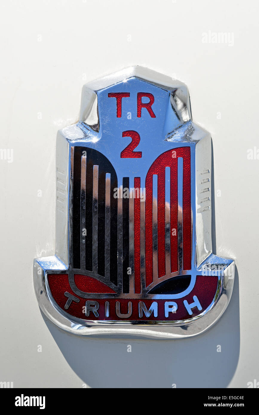 1954 badge Triumph Banque D'Images
