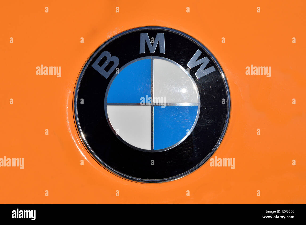 Badge BMW classique Banque D'Images