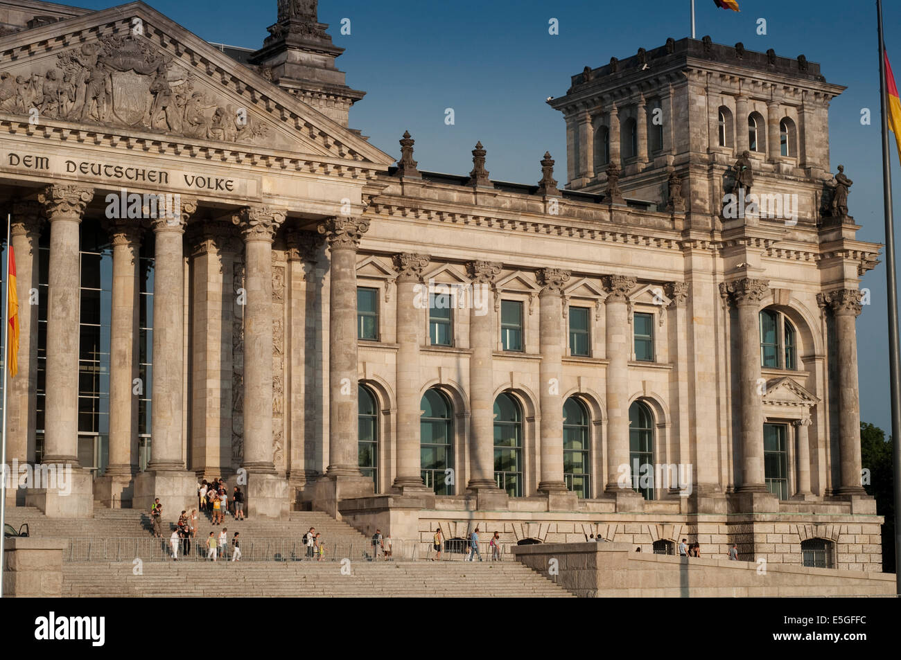 Allemagne, Berlin, le Reichstag Banque D'Images