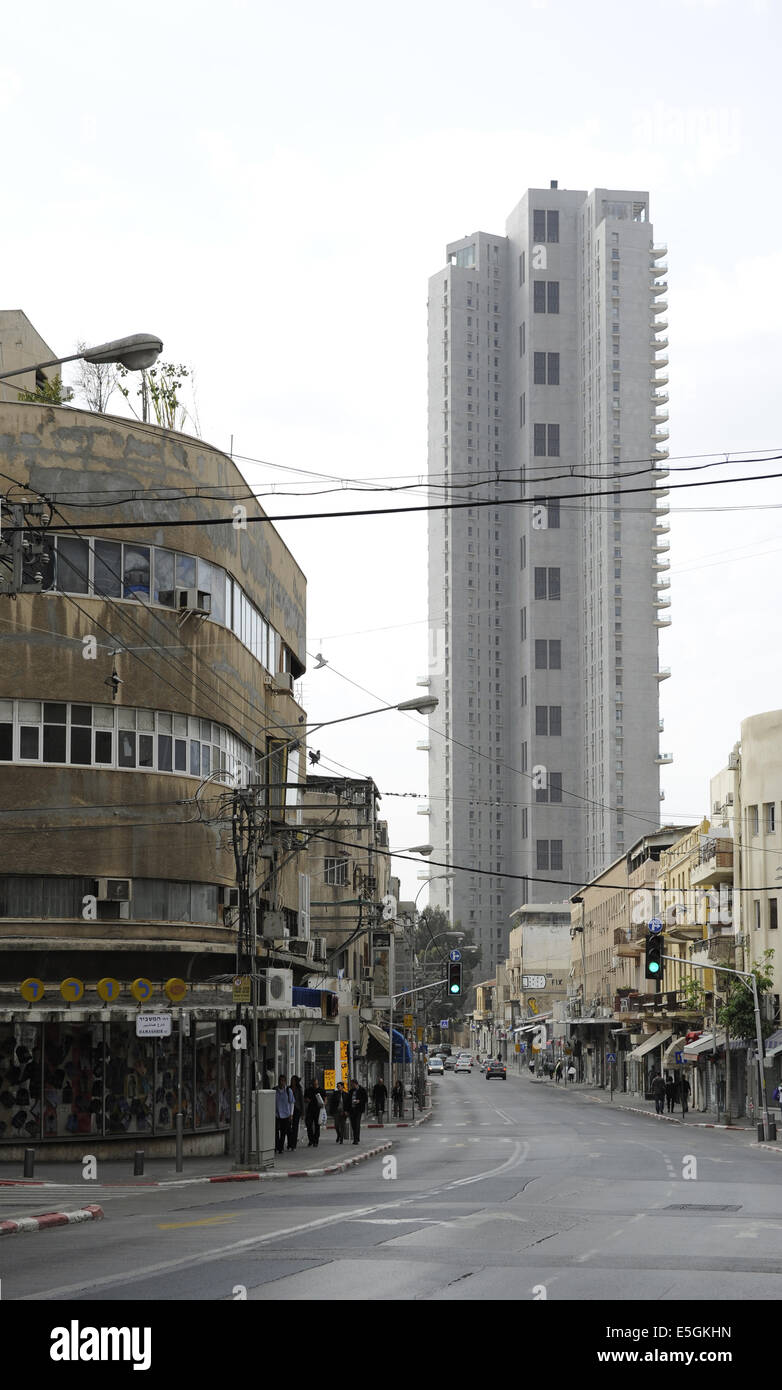 Israël. Tel Aviv. Quartier Florentin. Une rue. Banque D'Images