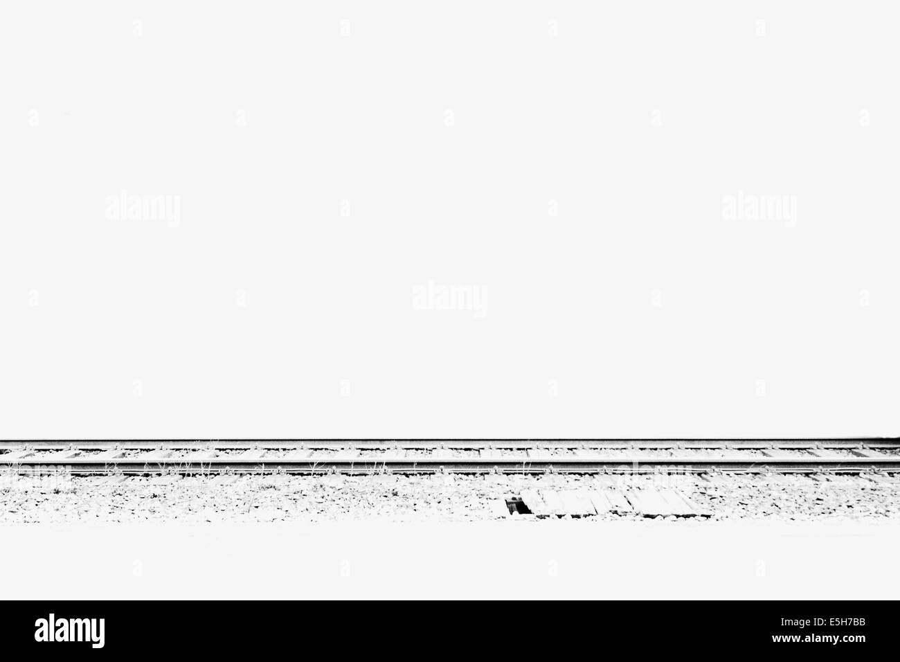 Voie ferrée Banque D'Images