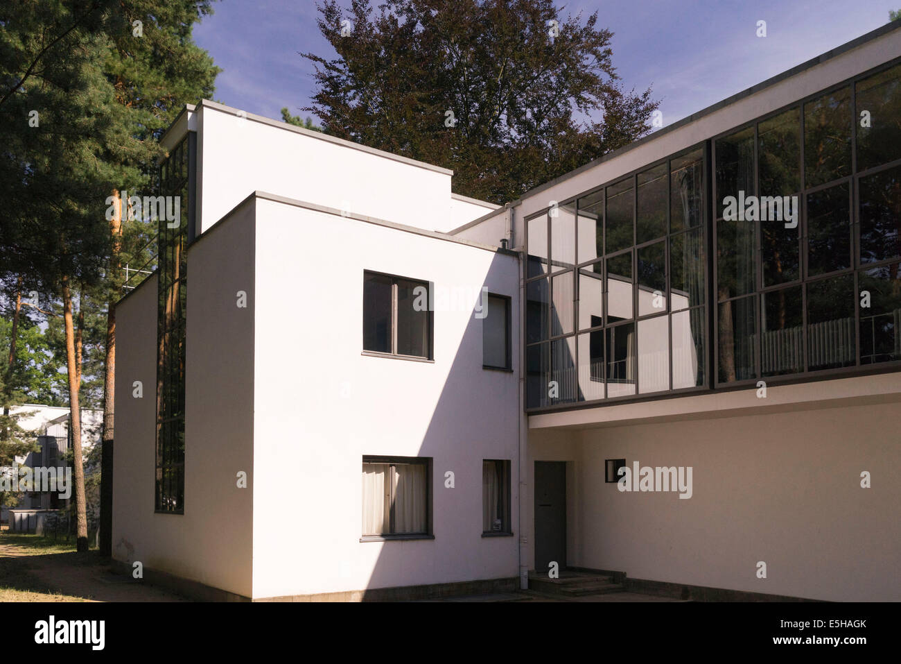 Maisons de Maître Bauhaus Banque D'Images