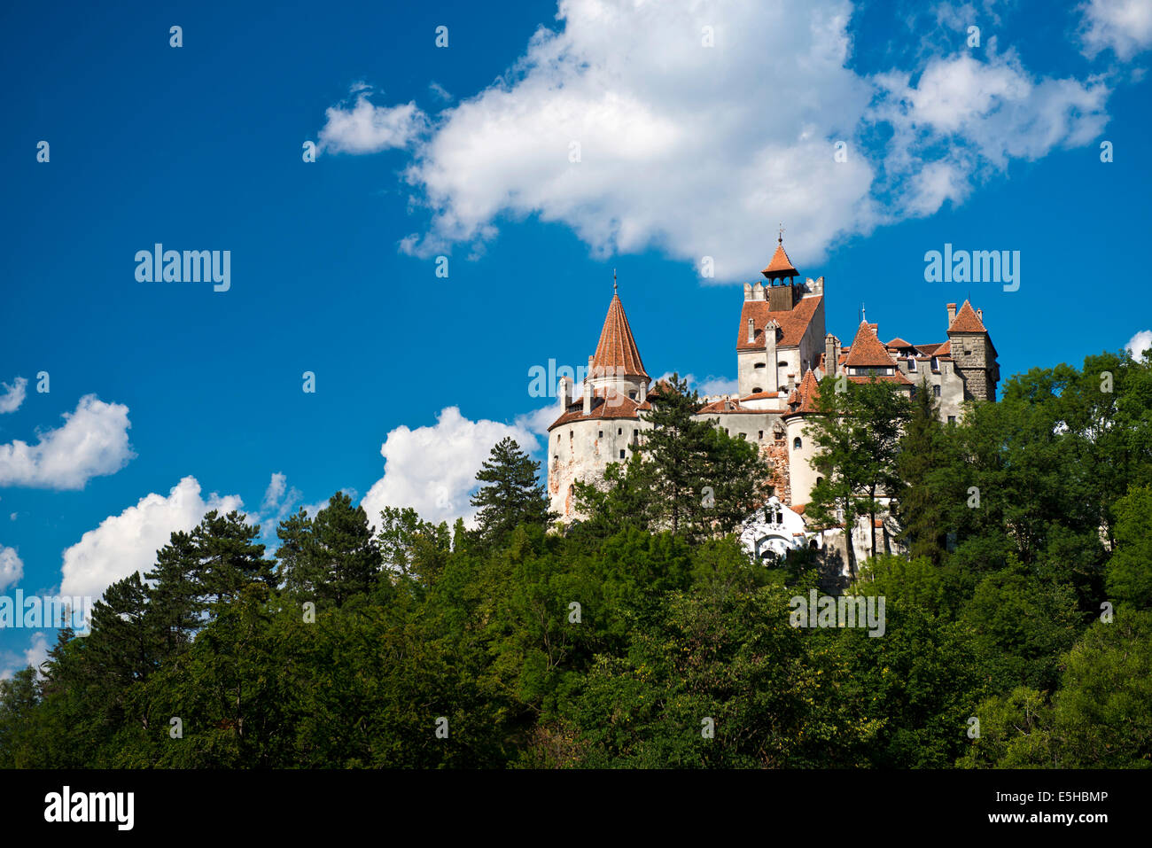 Le Château de Bran, Bran, Brasov, en Transylvanie, des Carpates, Roumanie Banque D'Images