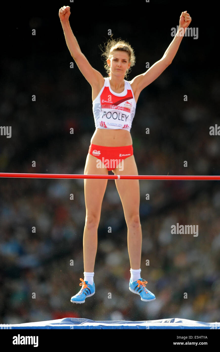 ISOBEL POOLEY ANGLETERRE ÉCOSSE GLASGOW HAMPDEN PARK 01 Août 2014 Banque D'Images