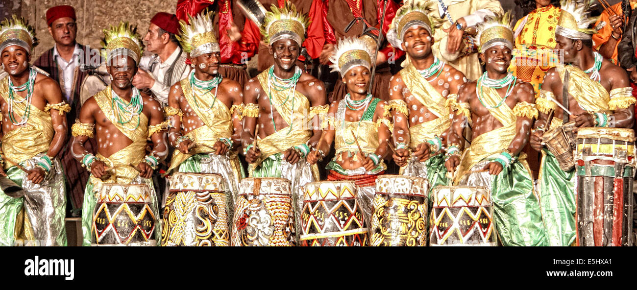 Tambours africains Banque D'Images