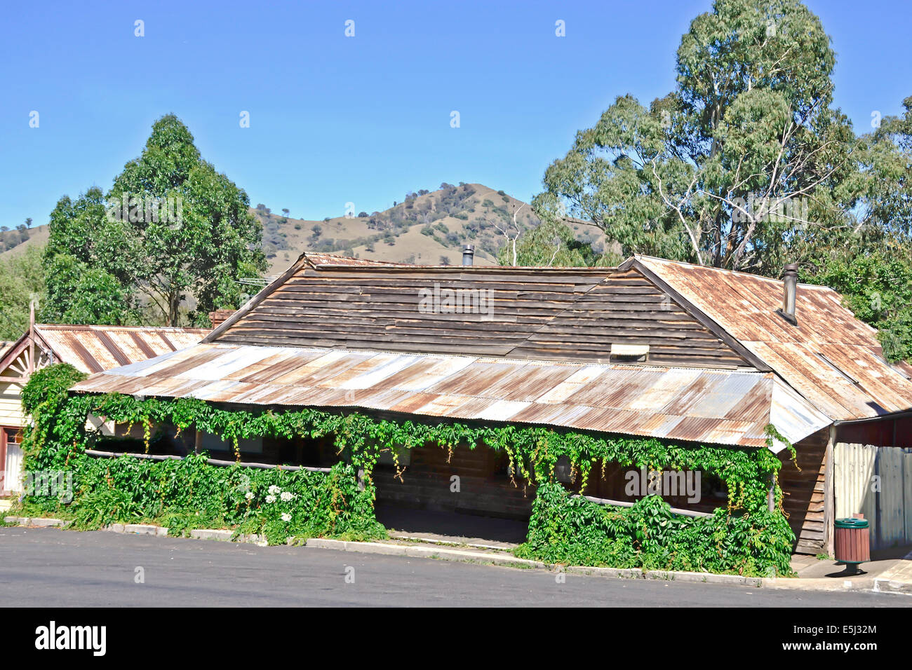 Une ancienne boutique de la rue Front, Jenkins, Nundle Australie NSW Banque D'Images