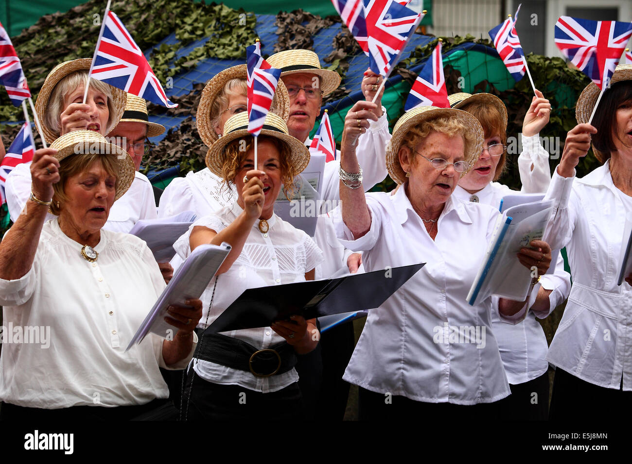 Centenaire de la Première Guerre mondiale Choir Banque D'Images