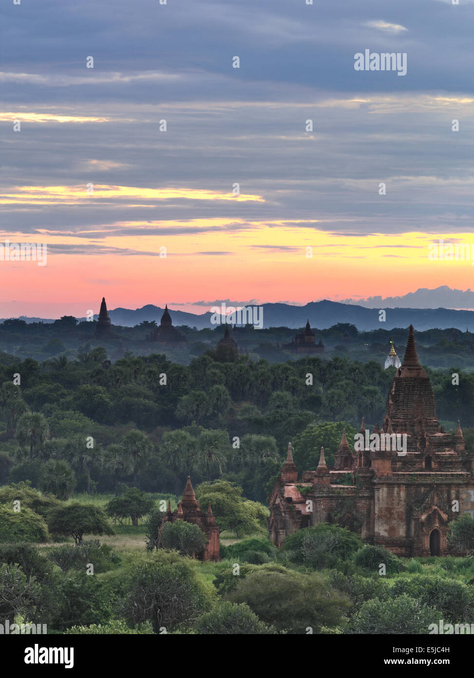 République de l'Union du Myanmar (Birmanie), Bagan (Pagan), octobre 2013. Banque D'Images