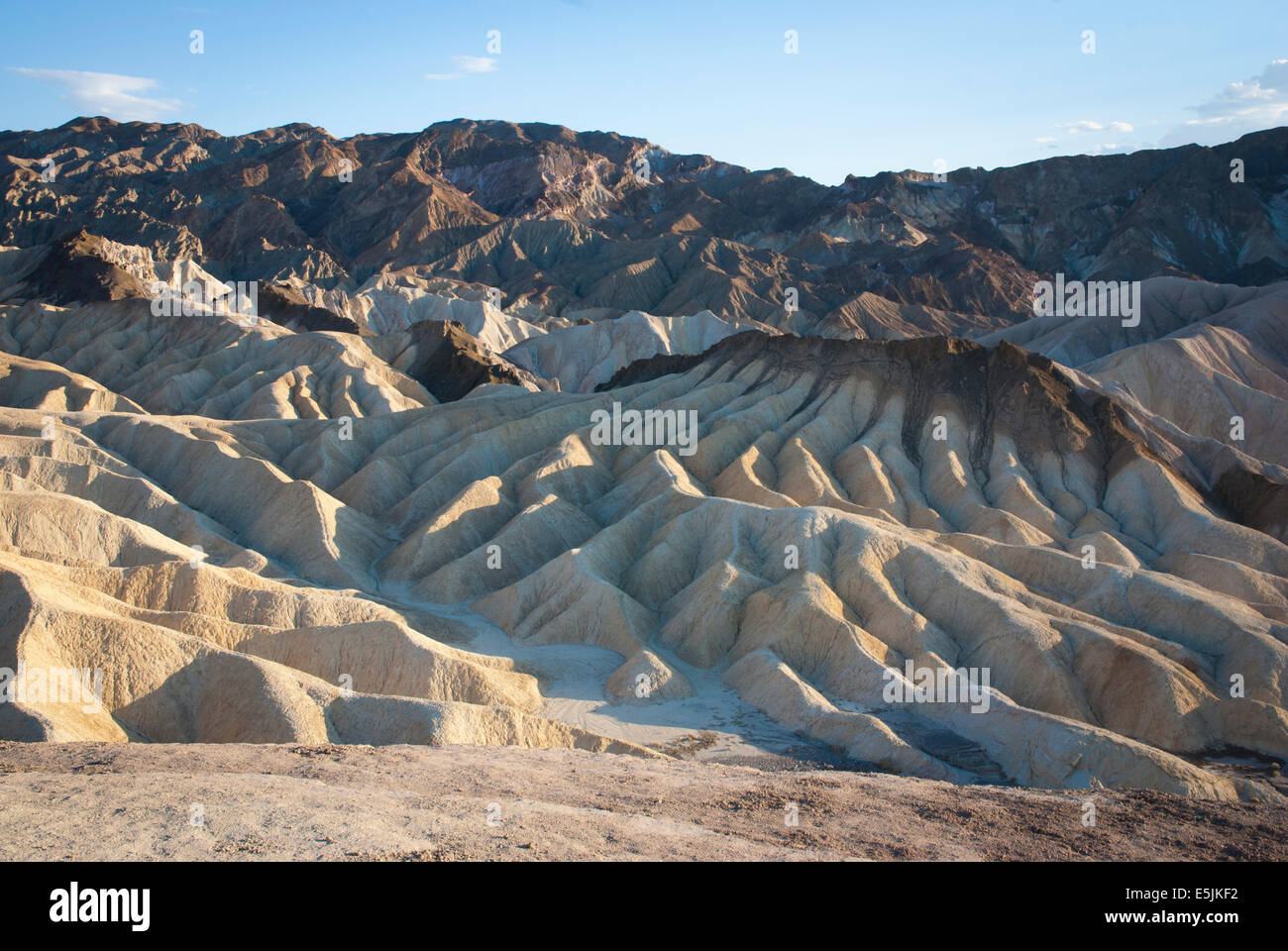 Paysage désertique dans Death Valley National Park, California USA Banque D'Images
