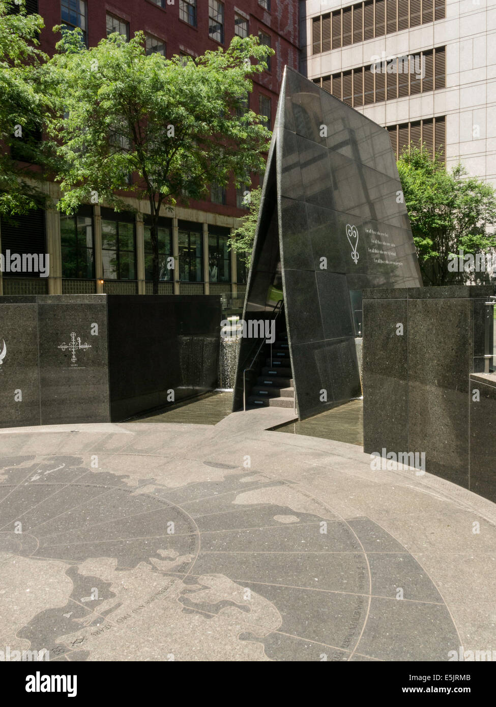 African Burial Ground National Monument, NYC Banque D'Images